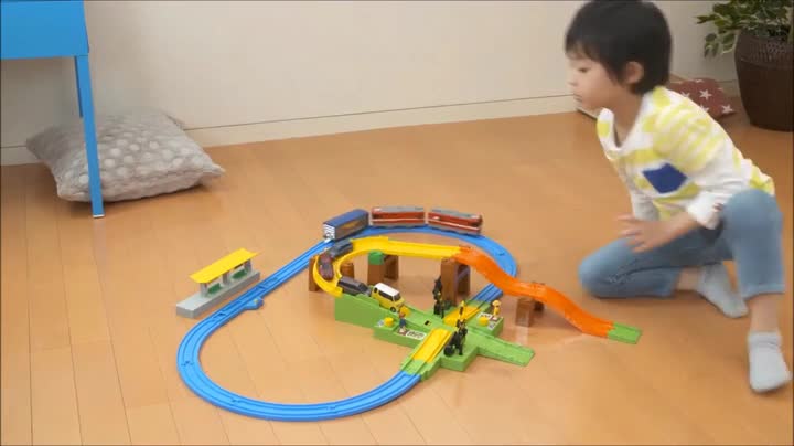 Amazon | プラレール いっしょに遊ぼう! トミカ踏切レールセット